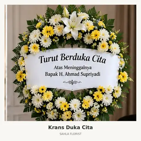 Krans Bunga Duka Majene